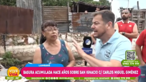 Lambaré: Basural acumulado y obra inconclusa preocupan a vecinos