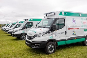 Entregan ambulancias para Borja y Coronel Martínez