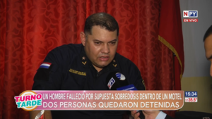 Confuso incidente en motel termina con un hombre fallecido y dos detenidos