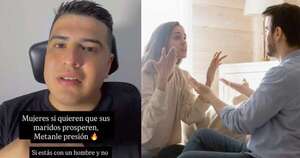 La Nación / Tiktoker paraguayo culpa a las mujeres de tener maridos “mediocres”
