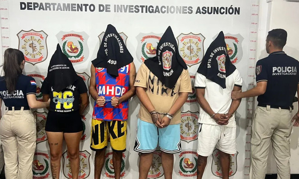 Detienen a cuatro miembros del Clan Rotela, sospechosos por asalto millonario a cambista en Asunción - OviedoPress