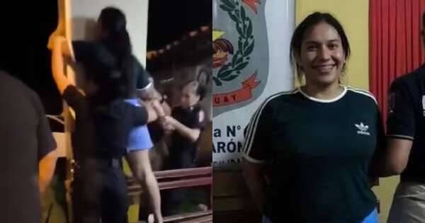 Diario HOY | Joven protagoniza incidentes durante intervención policial y acaba detenida en Paraguarí