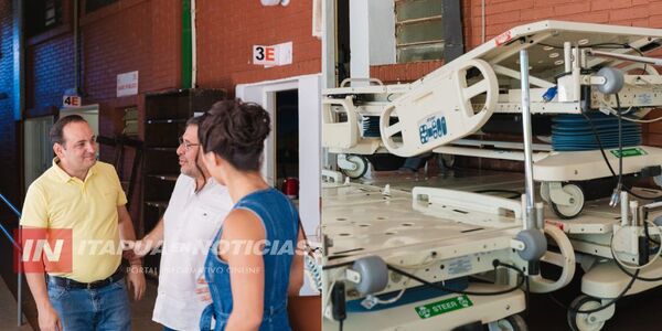 “CHEBA” REMESOWSKI ENTREGÓ CAMILLAS ELÉCTRICAS AL HOSPITAL PEDIÁTRICO