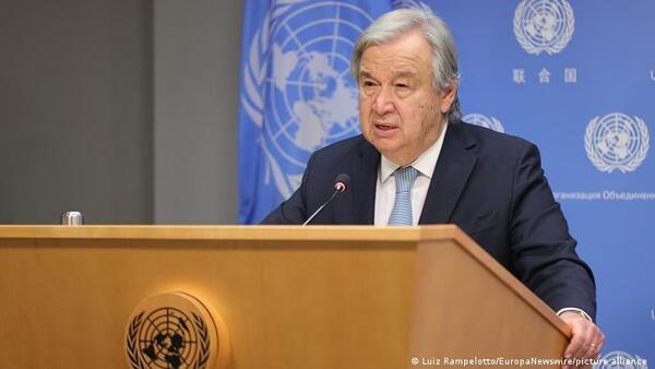 Guterres pide a los líderes mundiales que "elijan a las personas y al planeta, en lugar de al dolor" en 2026
