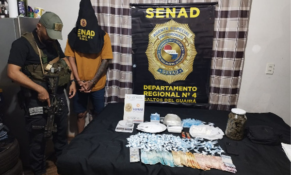 Desarticulan centro clave de distribución de cocaína en Saltos del Guairá - OviedoPress