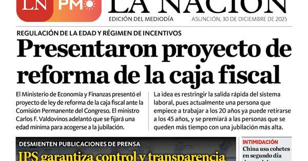 La Nación / LN PM: edición del 30 de diciembre