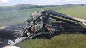 Hallan avioneta carbonizada en estancia de Santa Rita: ¿Se eliminó evidencia?