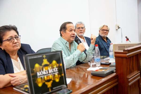 Andrés Colmán Gutiérrez presentó nuevo libro dedicado a la vida y obra de Koki Ruiz - Literatura - ABC Color