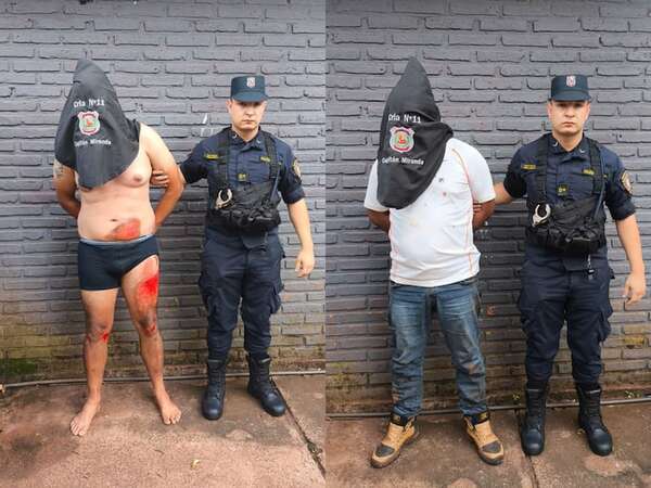 Video: motociclistas intentaron huir de barrera policial y terminaron detenidos tras persecución - Policiales - ABC Color