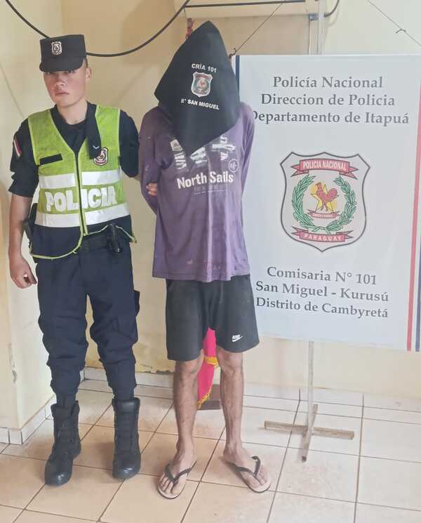 Policía pone tras las rejas a presunto ladrón