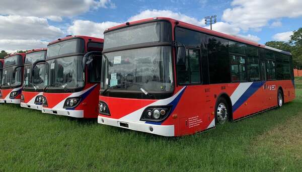 Línea E1 conecta Asunción y San Lorenzo con buses eléctricos