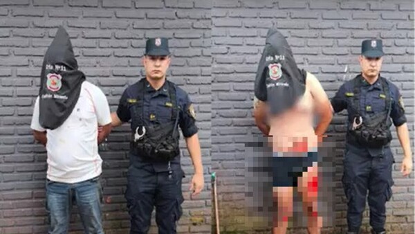 Desafiaron a la Policía, atropellaron controles y terminaron heridos tras caer de la moto