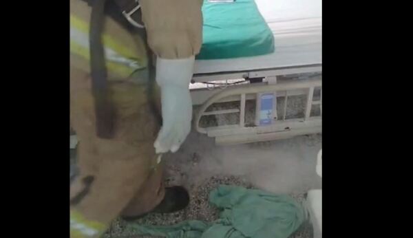 Derrame de ácido peracético en el Hospital de Clínicas