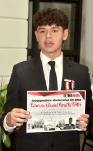 Fabrizio Peralta: Paraguayo finalista Global Student Prize