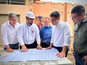 Gobernación del Alto Paraná inicia la construcción de la Dirección de Educación - ADN Digital