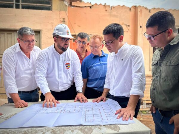 Gobernación del Alto Paraná inicia la construcción de la Dirección de Educación - ADN Digital