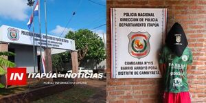 POLICÍA DETIENE A SOSPECHOSO DE VIOLENCIA FAMILIAR Y RESISTENCIA EN CAMBYRETÁ