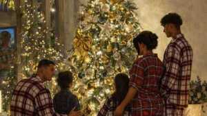 Georgina Rodríguez comparte sus postales navideñas en redes