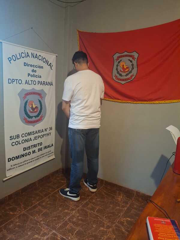 Control policial deja un detenido en Irala - ADN Digital