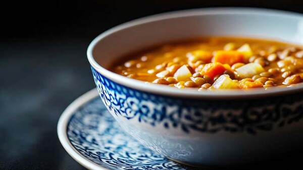 Comer un plato de lentejas para la abundancia