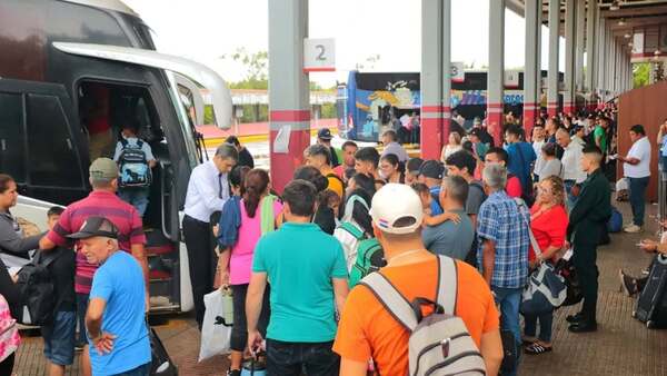 Terminal de Asunción registra más movimiento en fin de año que en Navidad