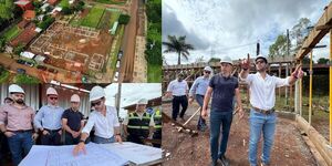 INTENDENTE DE CAMBYRETÁ SUPERVISA AVANCES DEL CENTRO DE PRIMERA INFANCIA