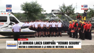 Armada Paraguaya lanza campaña “Verano Seguro” para prevenir tragedias a la hora de meterse al agua
