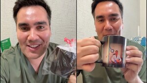 Paciente sorprendió a su doctor con un regalo “mágico”