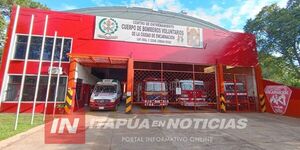 BOMBEROS VOLUNTARIOS DE ENCARNACIÓN ESTARÁN DE SERVICIO DURANTE EL FIN DE AÑO