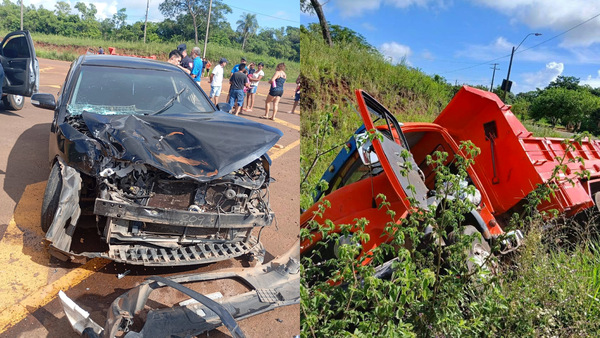 Accidente de tránsito en Coronel Bogado deja una mujer herida
