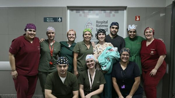 Nace el primer bebé del 2026 en el Hospital San Pablo de Asunción