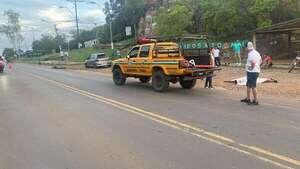 Militar muere al caer de la moto - Policiales - ABC Color