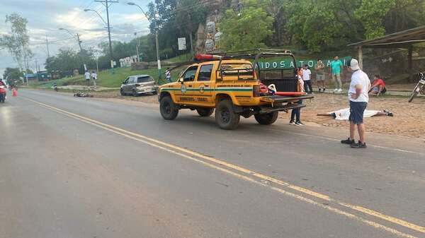 Militar muere al caer de la moto - Policiales - ABC Color