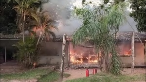 Incendio destruye vivienda en Yby Yaú en víspera de Año Nuevo