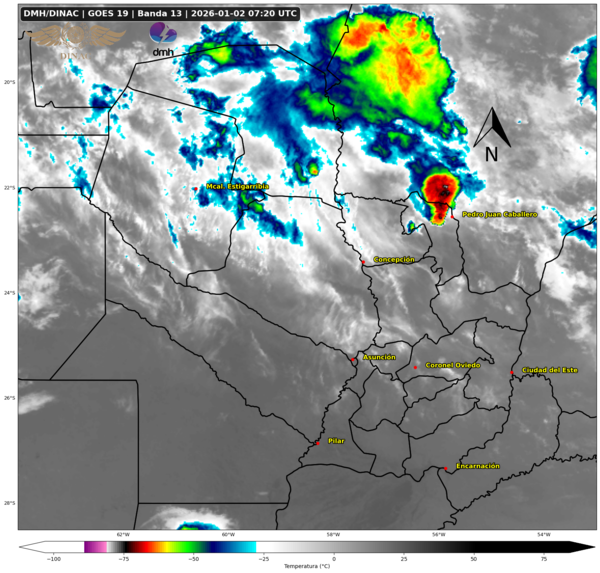 Viernes caluroso e inestable: siguen las lluvias y tormentas en el norte del país - ADN Digital