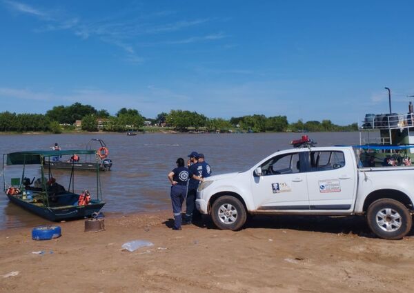 Continúa la búsqueda de joven desaparecido en el río Paraguay - Concepción al Día
