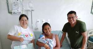 La Nación / Ministerio de la Niñez repartió obsequios a recién nacidos del Hospital San Pablo