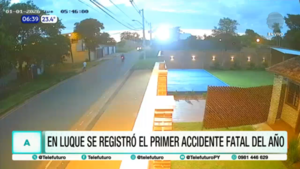 Motociclista pierde la vida en el primer accidente fatal de 2026 en Luque