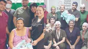 ¡Dos bebés dieron la bienvenida al Año Nuevo en Asunción y Luque!