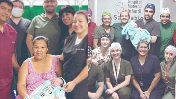 ¡Dos bebés dieron la bienvenida al Año Nuevo en Asunción y Luque!