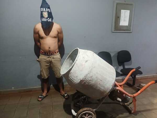 Un detenido por hurto en una obra en construcción en Encarnación