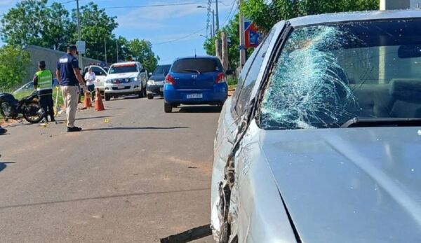 Motociclista fallece tras choque frontal con automóvil en Luque