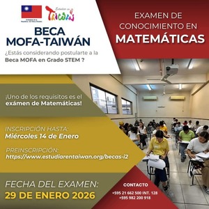Popular / Invitan a estudiantes paraguayos a concursar por becas en Taiwán