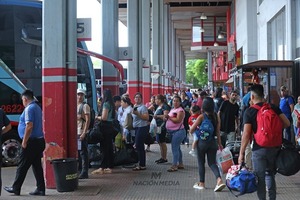 OPERATIVO RETORNO: LIBERACIÓN DE HORARIOS EN LA TERMINAL DE ASUNCIÓN RIGE HASTA ESTE VIERNES