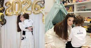 La Nación / “Qué horror”: Cuestionan a Nadia Ferreira por besar a su hijo en la boca