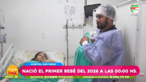 ¡Bienvenido, Jeremías! El primer bebé del 2026