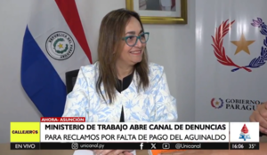 Ministerio de Trabajo insta a denunciar falta de pago de aguinaldo | Unicanal