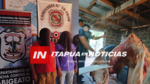 TRAS ALLANAMIENTO DETUVIERON A DOS PERSONAS EN LA PAZ