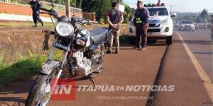 ADOLESCENTE PIERDE LA VIDA EN ACCIDENTE DE MOTOCICLETAS SOBRE RUTA PY06