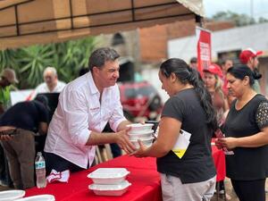 Fiesta total en San Isidro: Florentín celebró su cumpleaños y el inicio de año con vecinos